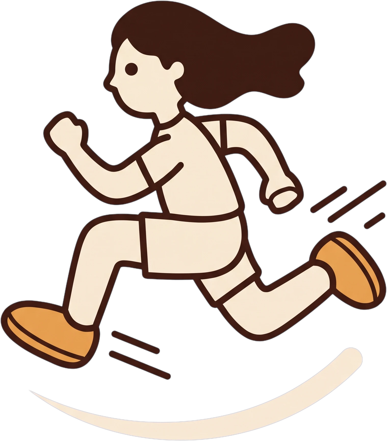 Someone running